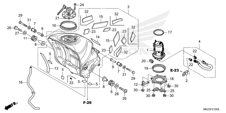 FUEL TANK/FUEL PUMP