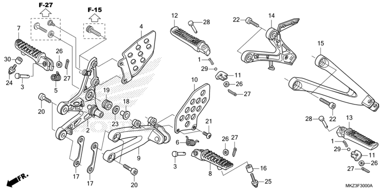 FOOTPEG/FOOTREST