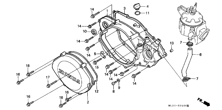 RIGHT CRANKCASE COVER