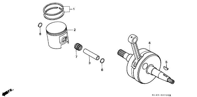 CRANKSHAFT/PISTON