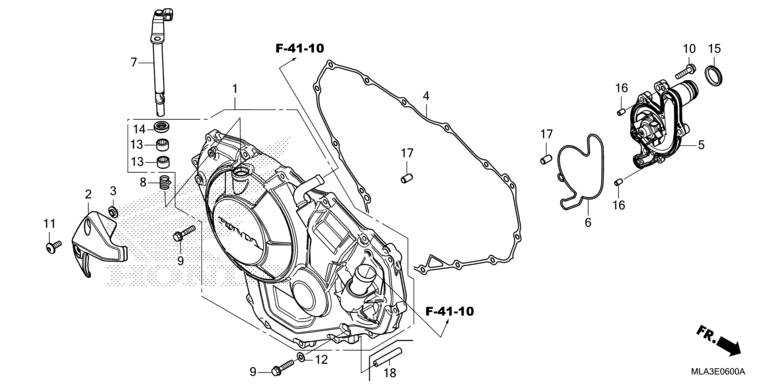 RIGHT CRANKCASE COVER (CMX1100A/A2)