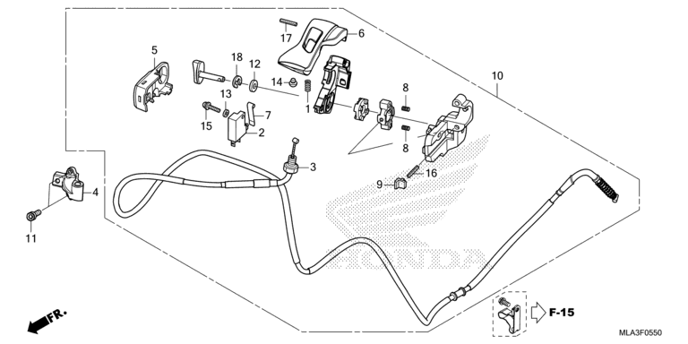 PARKING BRAKE LEVER