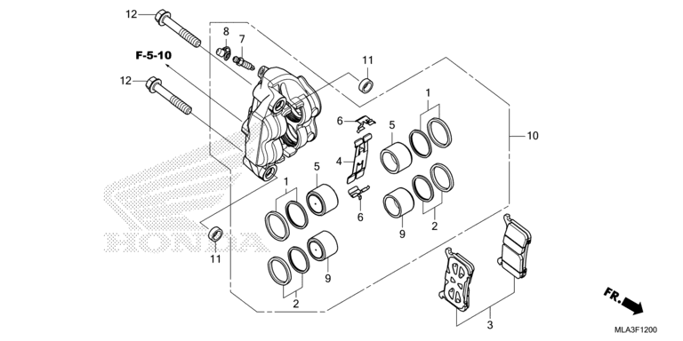 FRONT BRAKE CALIPER