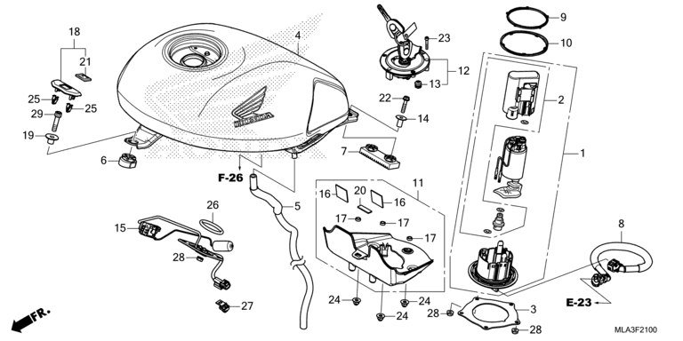 FUEL TANK/FUEL PUMP