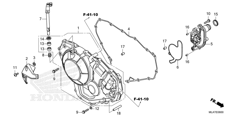 RIGHT CRANKCASE COVER (CMX1100A/A2)