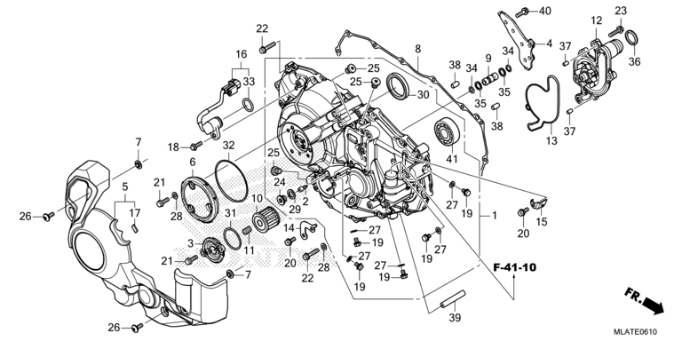 RIGHT CRANKCASE COVER (CMX1100D/D2/D3)