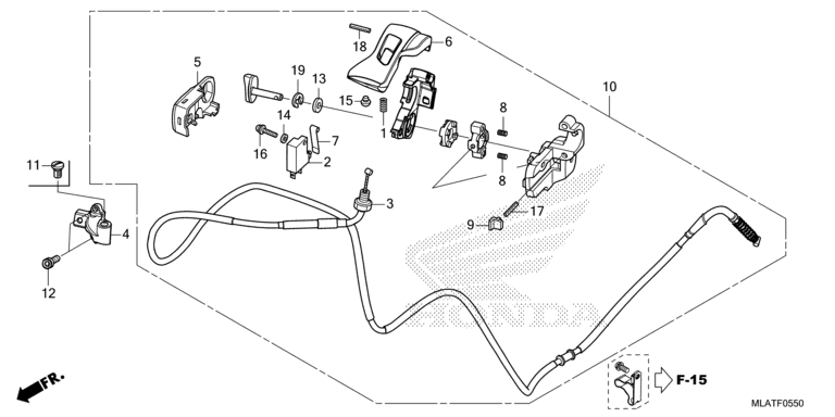 PARKING BRAKE LEVER