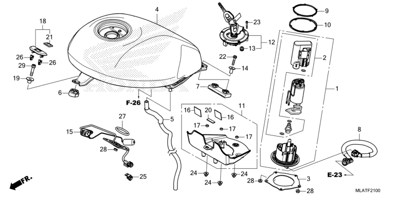 FUEL TANK/FUEL PUMP