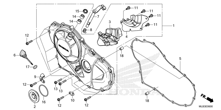 RIGHT CRANKCASE COVER