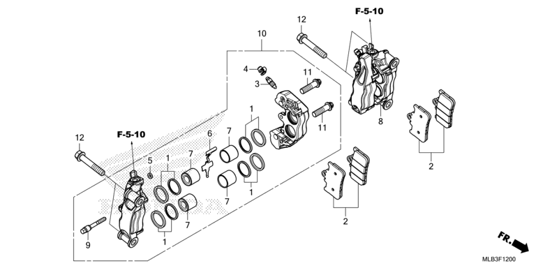 FRONT BRAKE CALIPER
