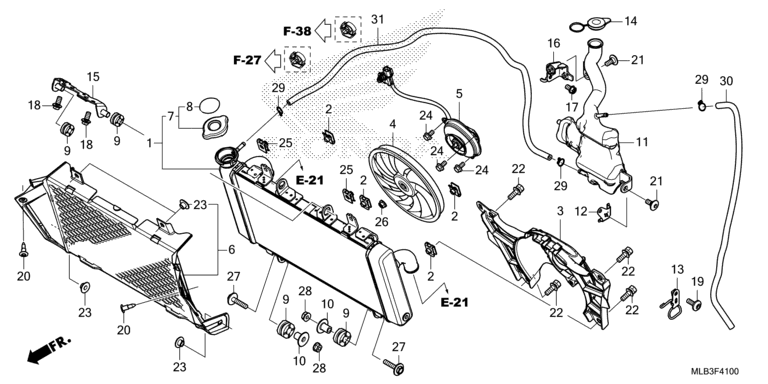 RADIATOR/RESERVE TANK