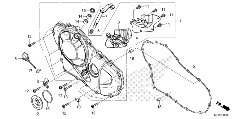 RIGHT CRANKCASE COVER