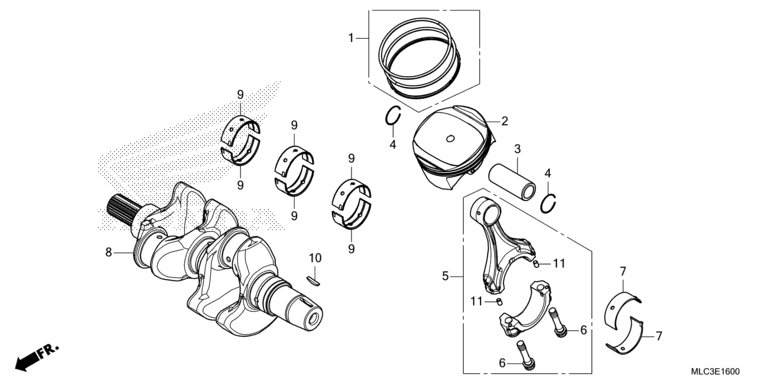 CRANKSHAFT/PISTON