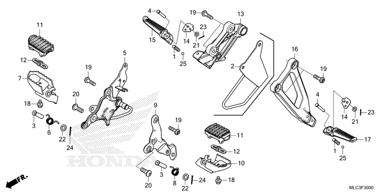 FOOTPEG/FOOTREST