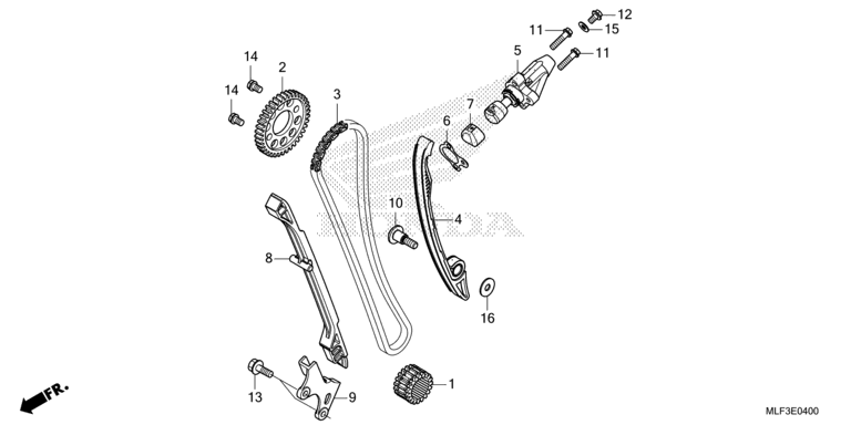 CAM CHAIN/TENSIONER