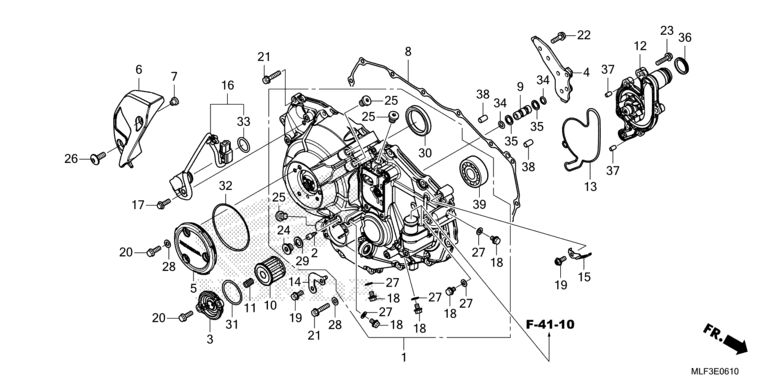 RIGHT CRANKCASE COVER (NT1100D)