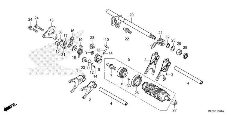 GEARSHIFT DRUM (NT1100D)
