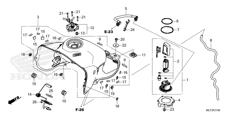 FUEL TANK/FUEL PUMP