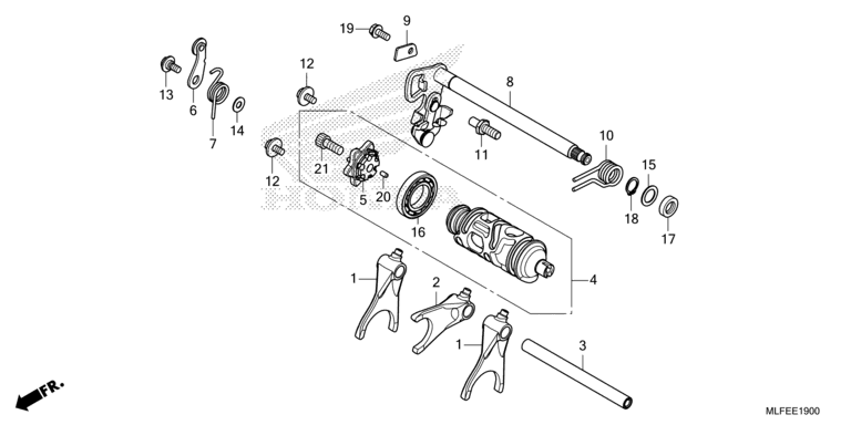 GEARSHIFT DRUM (NT1100A)