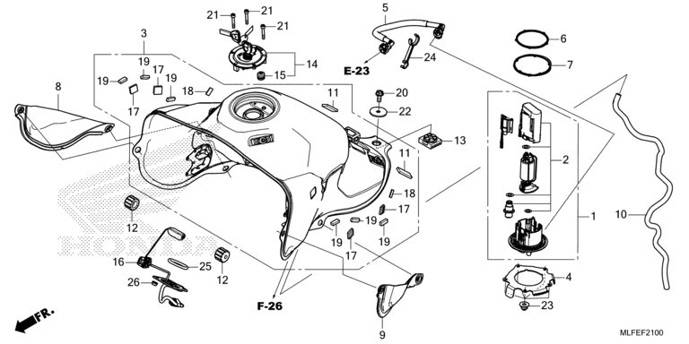 FUEL TANK/FUEL PUMP