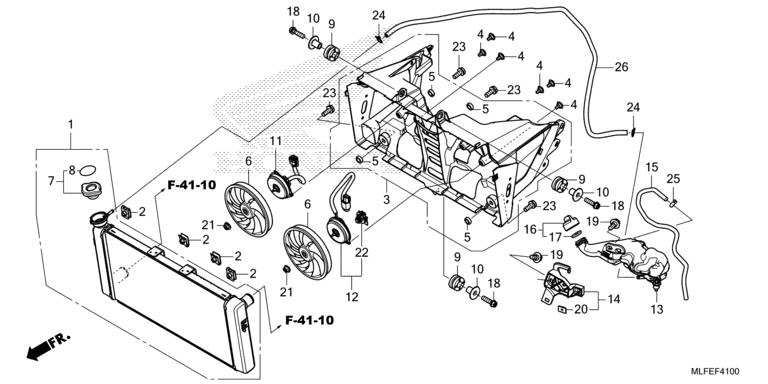 RADIATOR/RESERVE TANK