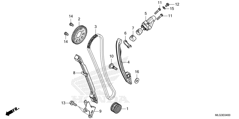 CAM CHAIN/TENSIONER