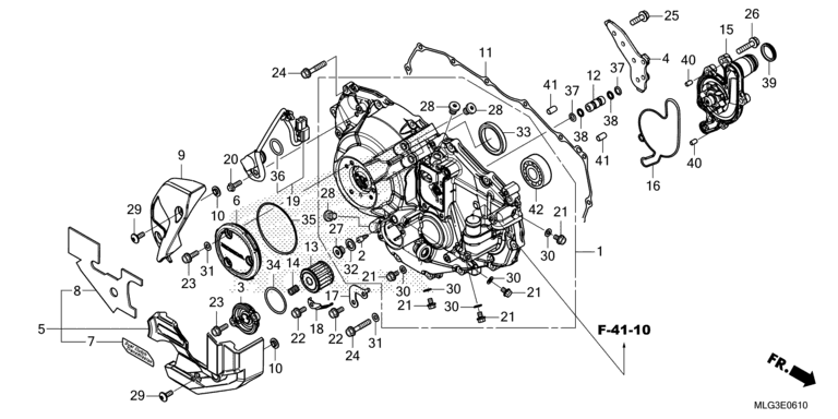 RIGHT CRANKCASE COVER (CRF1100D/D2/D4/DL/DL2/DL4)
