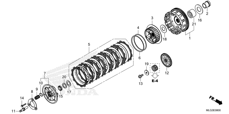 CLUTCH (CRF1100A/A2/A4/AL/AL2/AL4)