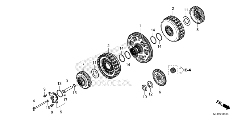 CLUTCH (CRF1100D/D2/D4/DL/DL2/DL4)