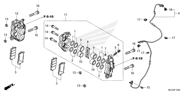 FRONT BRAKE CALIPER