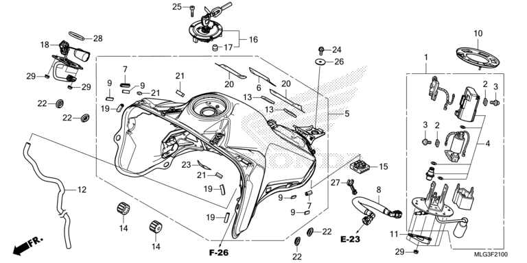 FUEL TANK/FUEL PUMP (1)