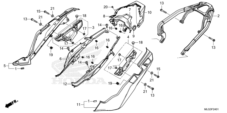 SIDE COVER/REAR CARRIER (2)