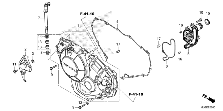 RIGHT CRANKCASE COVER (CRF1100A/A2/A4/AL/AL2)