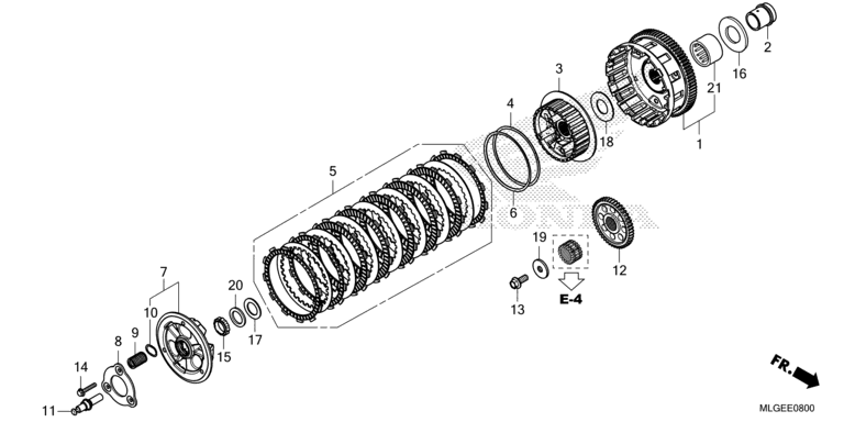 CLUTCH (CRF1100A/A2/A4/AL/AL2)