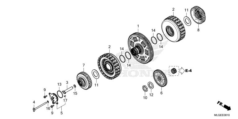 CLUTCH (CRF1100D/D2/D4/DL2/DL4)