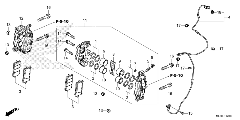 FRONT BRAKE CALIPER