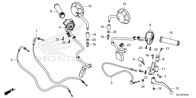 HANDLE LEVER/SWITCH/CABLE/MIRROR