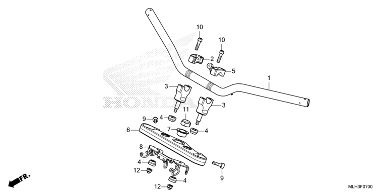 HANDLE PIPE/TOP BRIDGE