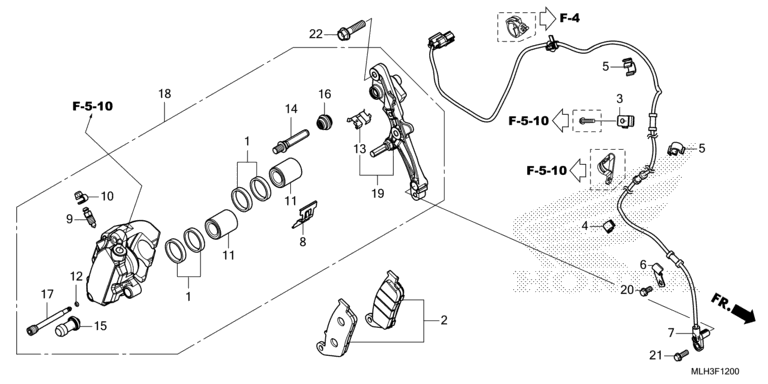 FRONT BRAKE CALIPER