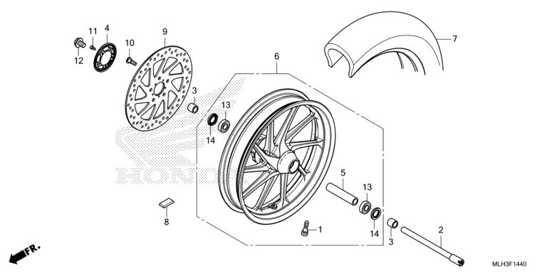 FRONT WHEEL