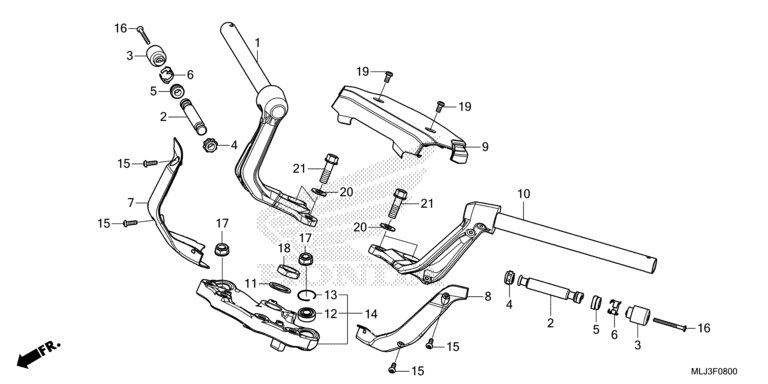 HANDLE BAR/TOP BRIDGE