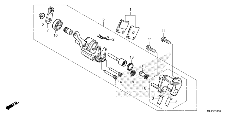 PARKING BRAKE CALIPER