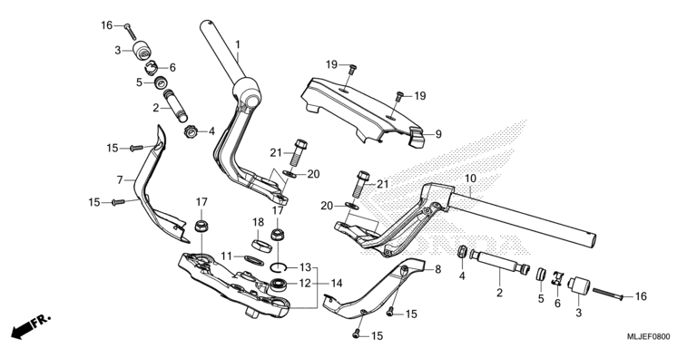 HANDLE BAR/TOP BRIDGE