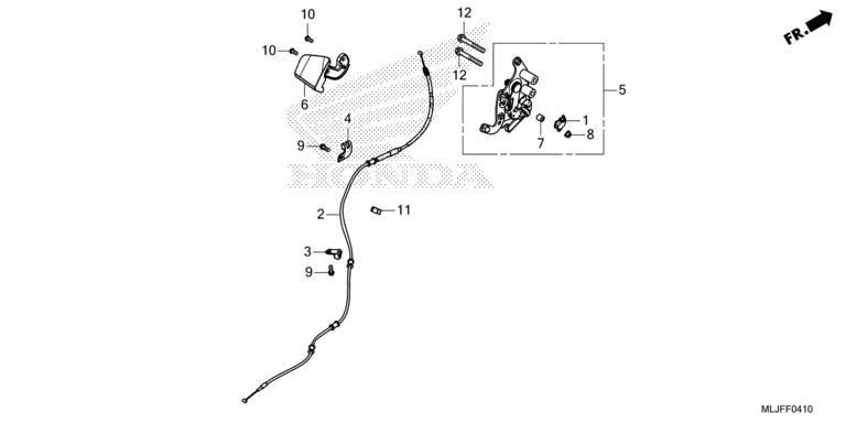 PARKING BRAKE LEVER