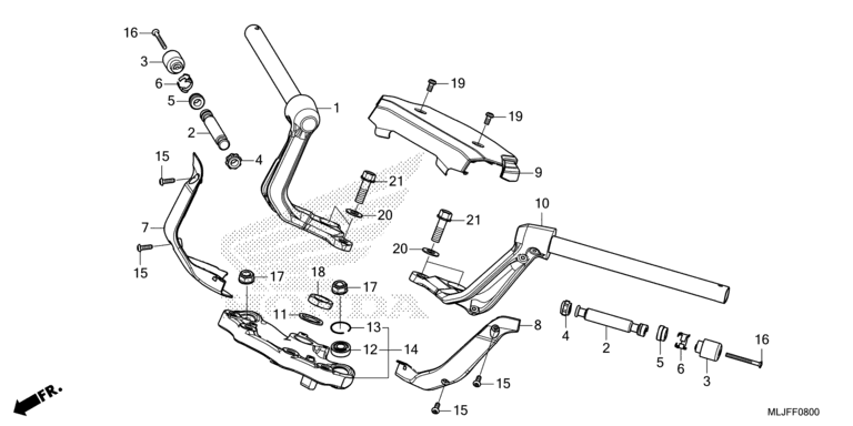 HANDLE PIPE/TOP BRIDGE