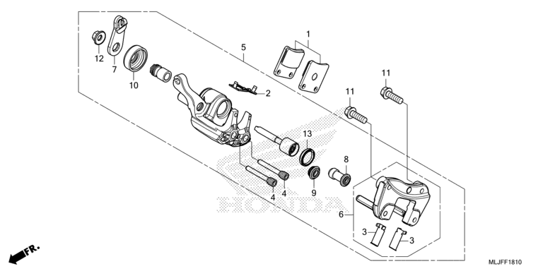 PARKING BRAKE CALIPER