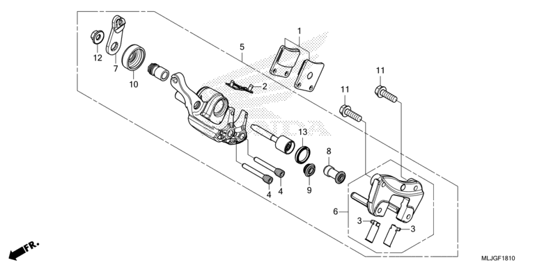 PARKING BRAKE CALIPER