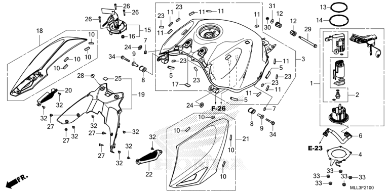 FUEL TANK/FUEL PUMP