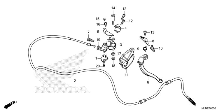 PARKING BRAKE LEVER