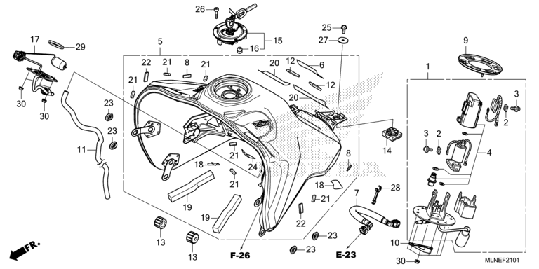 FUEL TANK/FUEL PUMP (2)